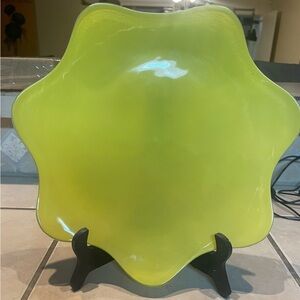 Annieglass 10” Scalloped Plate - Retired